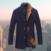 Sander Coat in Navy
