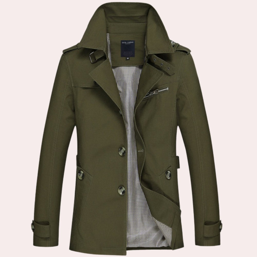 Sander Elegant Jacket in Arm Green