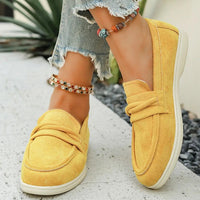 Sandra Suede Loafer in Sage