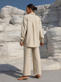 Sandrine Elegant Set in Apricot