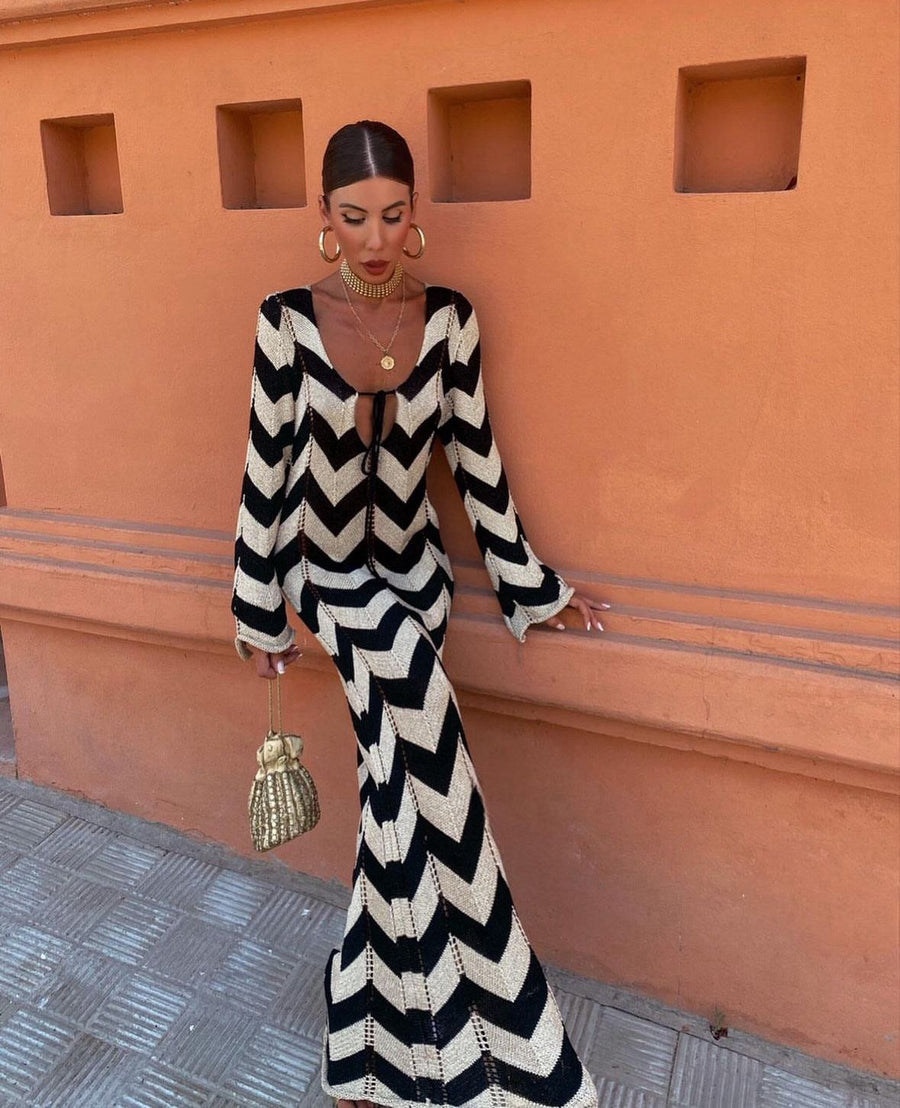 Santorini™ Long Dress in Black
