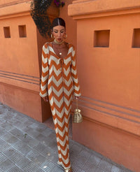Santorini™ Long Dress in Orange