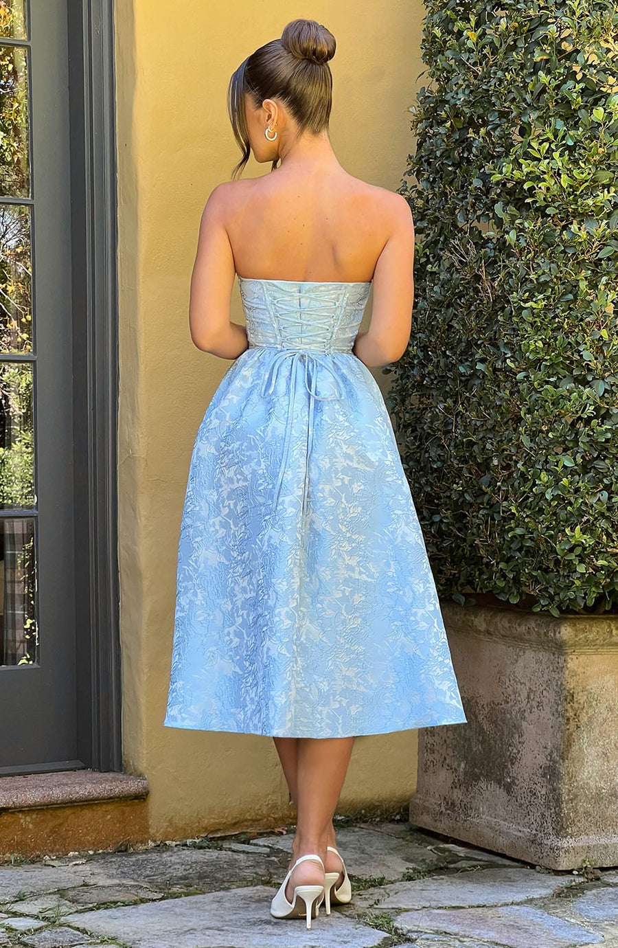 Maren Midi Dress – Blue