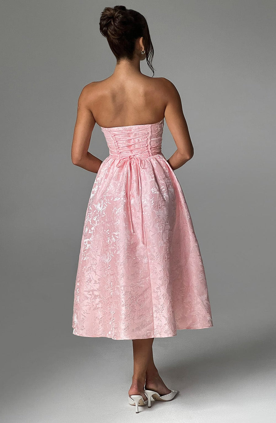 Maren Midi Dress – Blush