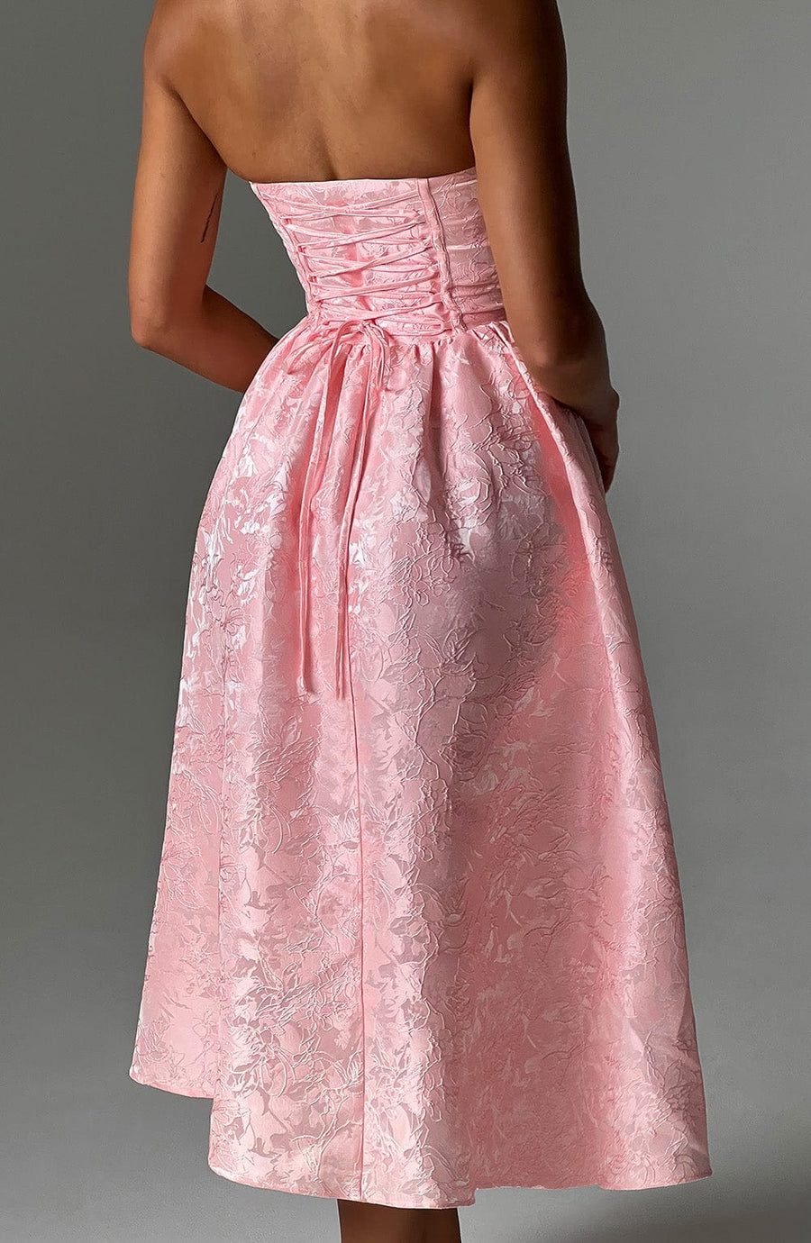 Maren Midi Dress – Blush