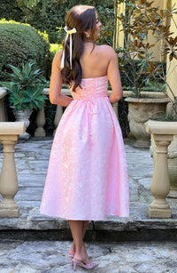 Maren Midi Dress – Blush