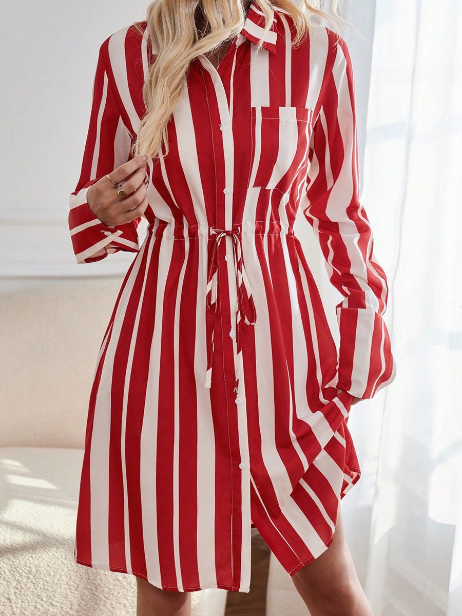 Sarai Dress with Striped