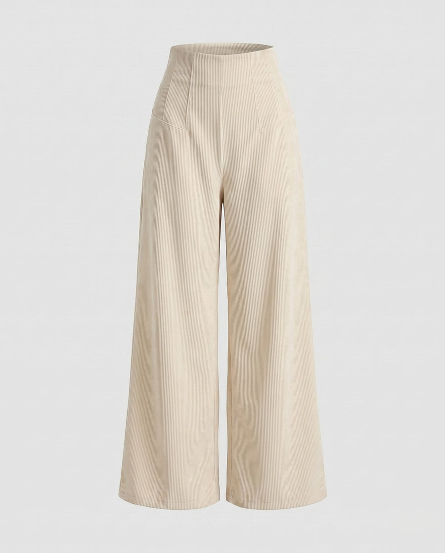 Sarai Linen Trousers in Apricot