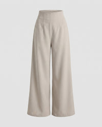 Sarai Linen Trousers in Khaki