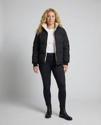 Sarai Quilted Jacket in Black