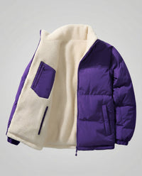 Sarai Quilted Jacket in Purple