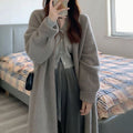 Saskia Knit Cardigan with Puff Sleeve and Oversized