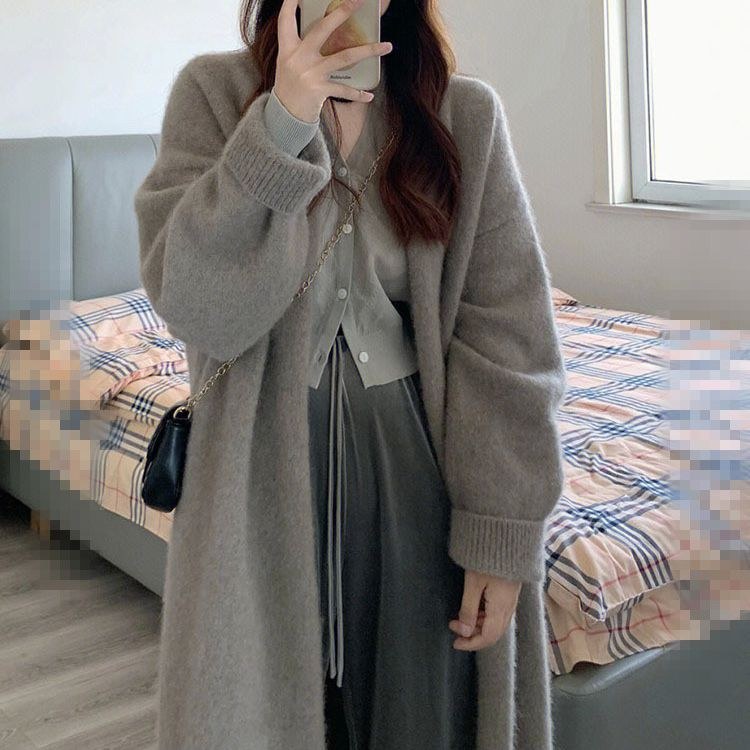 Saskia Knit Cardigan with Puff Sleeve and Oversized