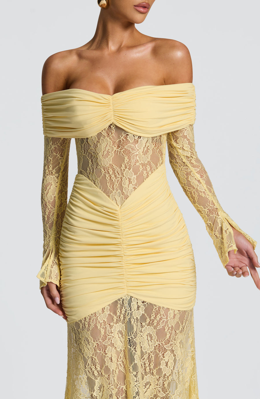 Portia Maxi Dress – Lemon