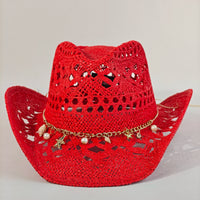 Savannah Charm Cowboy Hat in Crimson