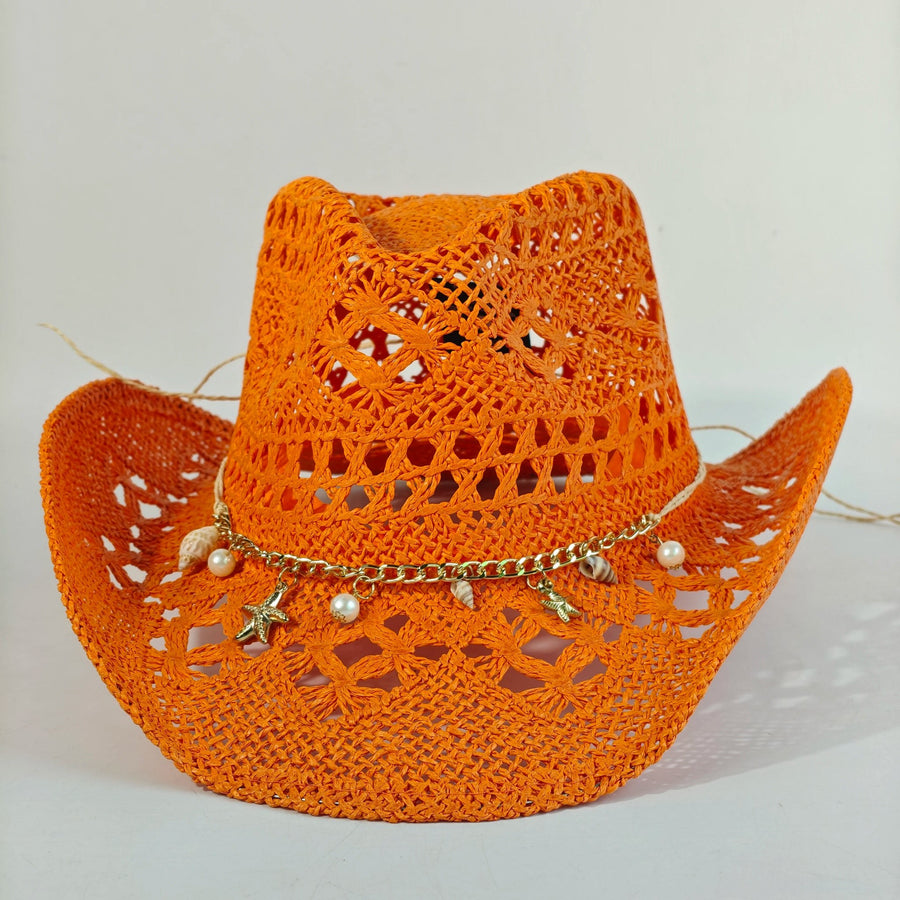 Savannah Charm Cowboy Hat in Orange