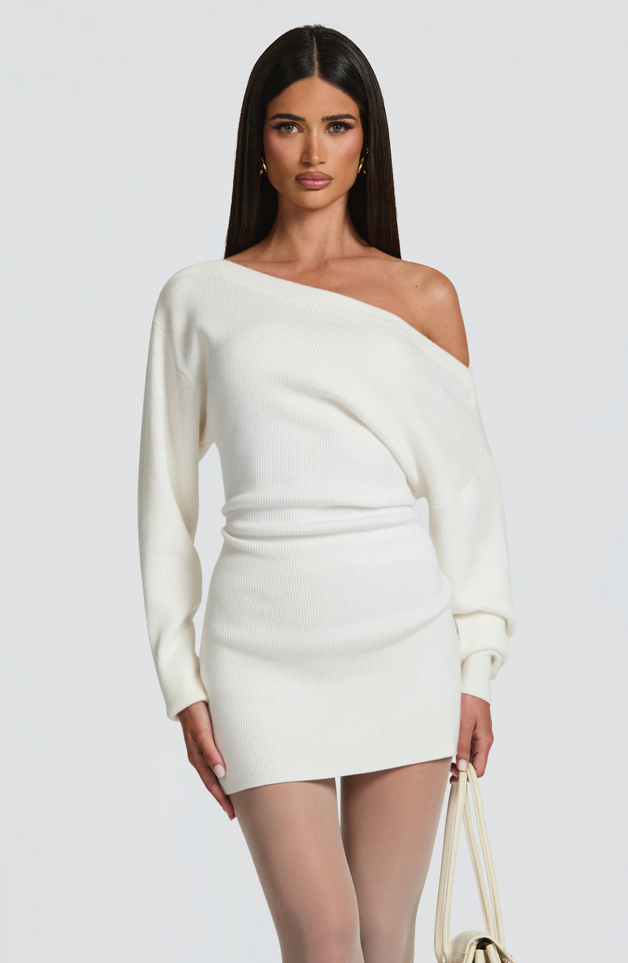 Sabrina Mini Dress – Ivory