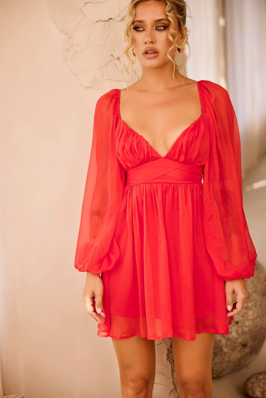 Seabreeze Linen Mini Dress