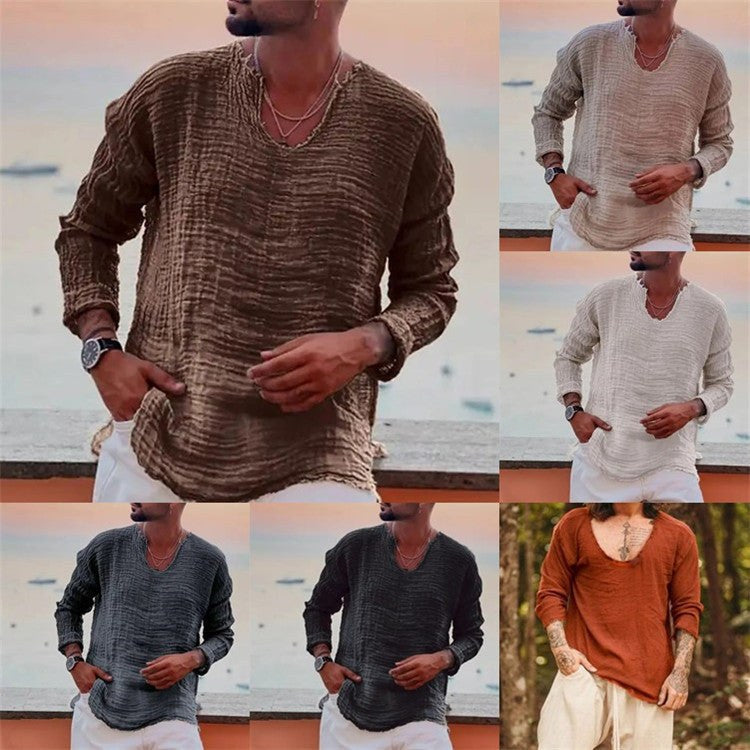 Sebastiaan Casual Linen Shirt