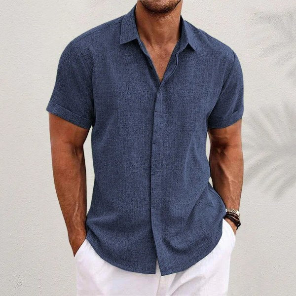 Sebastiaan Elegant Shirt in Navy