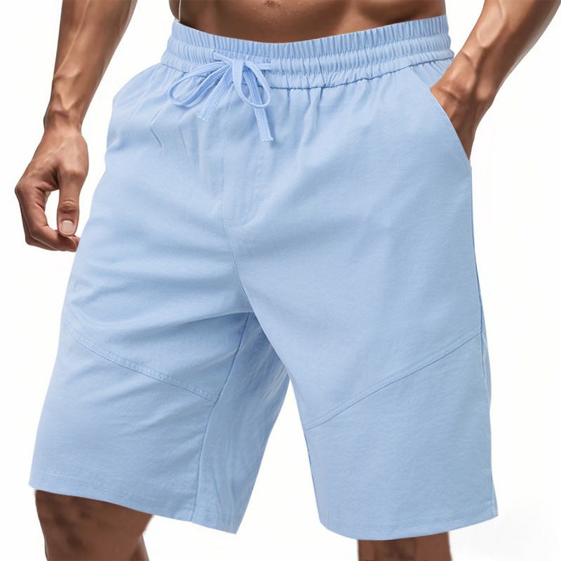 Sebastiaan Linen Blend Shorts with Pockets