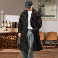 Sebastiaan Trench Coat in Black