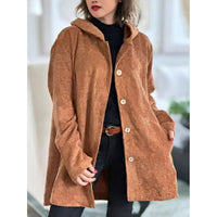 Selene Corduroy Jacket with Hood