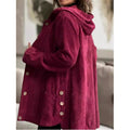 Selene Corduroy Jacket with Hood