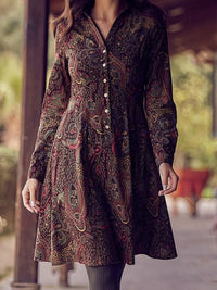 Selene Dress in Dark Purple