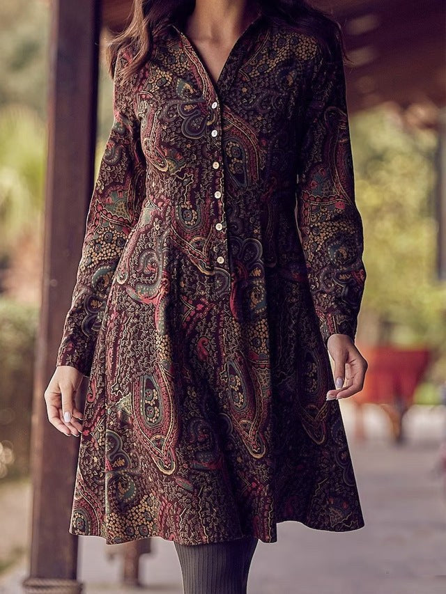 Selene Dress in Dark Purple