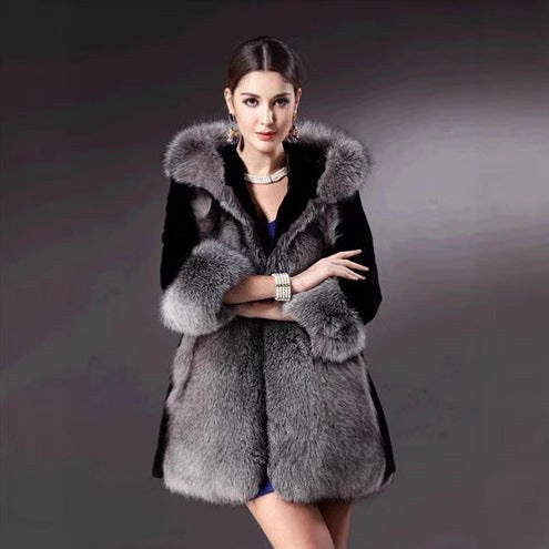 Selene Elegant Parka with Hood