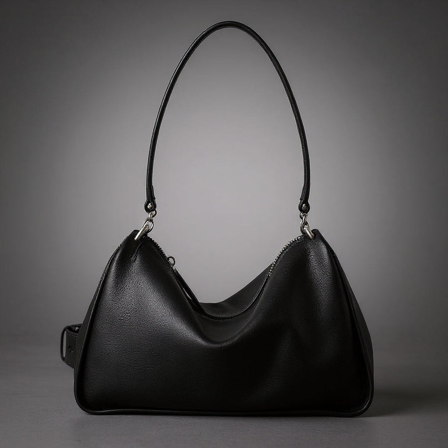 Selene Shoulder Bag in Charcoal