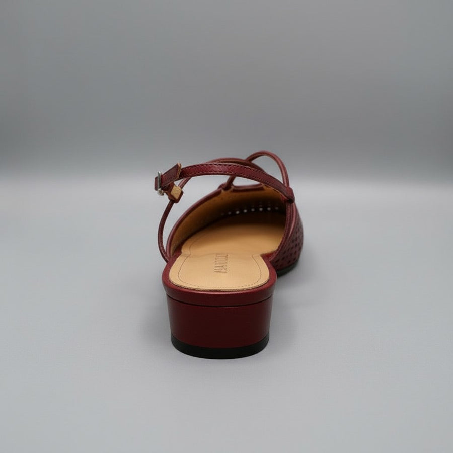 Selene Slingback Mule in Cabernet