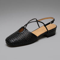 Selene Slingback Mule in Charcoal