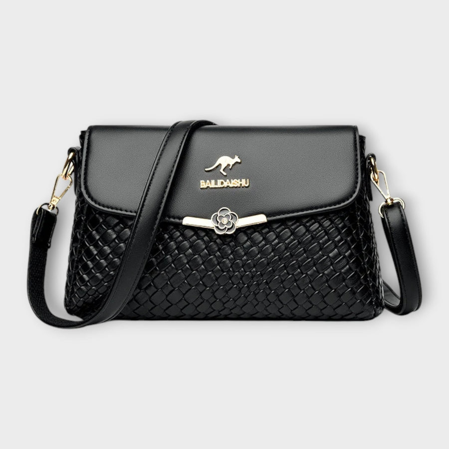 Selinda™ Elegant Shoulder Bag in Black