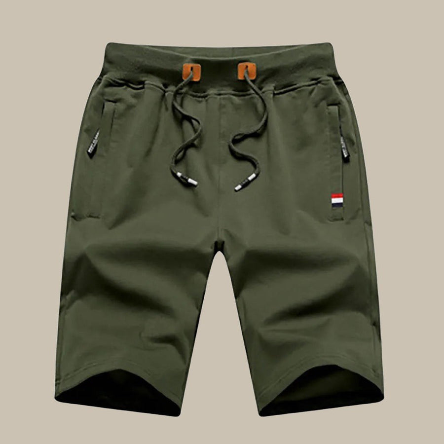 Sem Casual Trousers in Olive Green