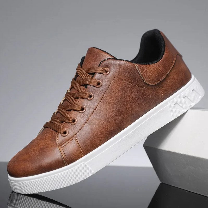 Sem Leather Shoes in Brown