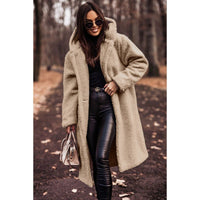 Senna Coat with Hood in Apricot