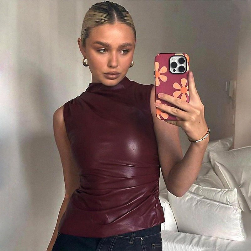 Senna Elegant Top in Purple