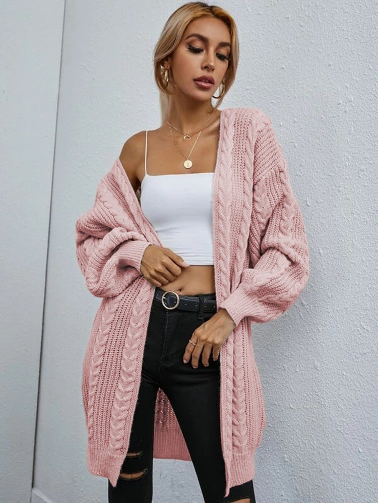 Senna Knit Cardigan in Pink