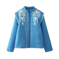 Senna Lightweight Jacket with Pockets in Multicolor