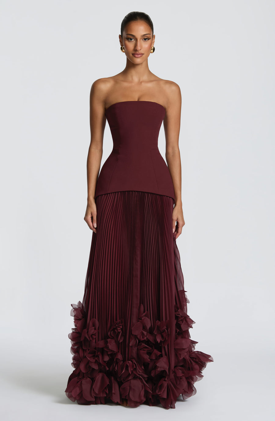 Dagny Gown – Cherry Lacquer