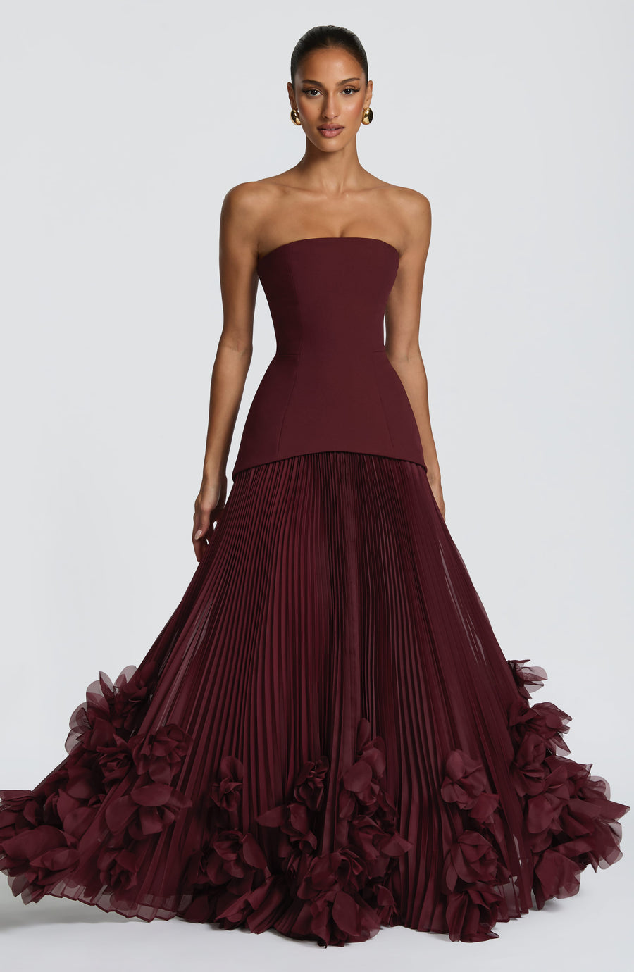 Dagny Gown – Cherry Lacquer