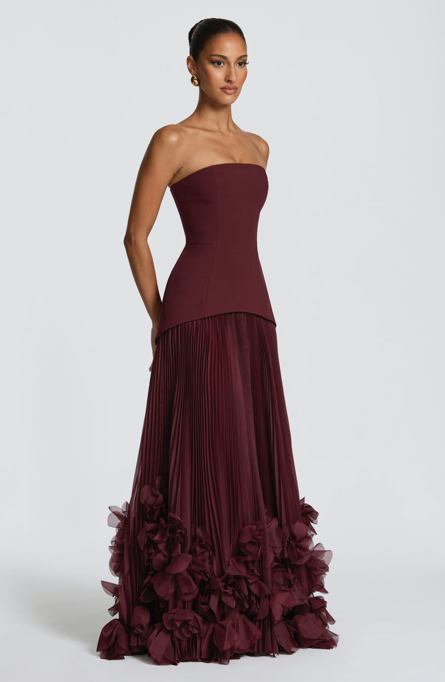 Dagny Gown – Cherry Lacquer