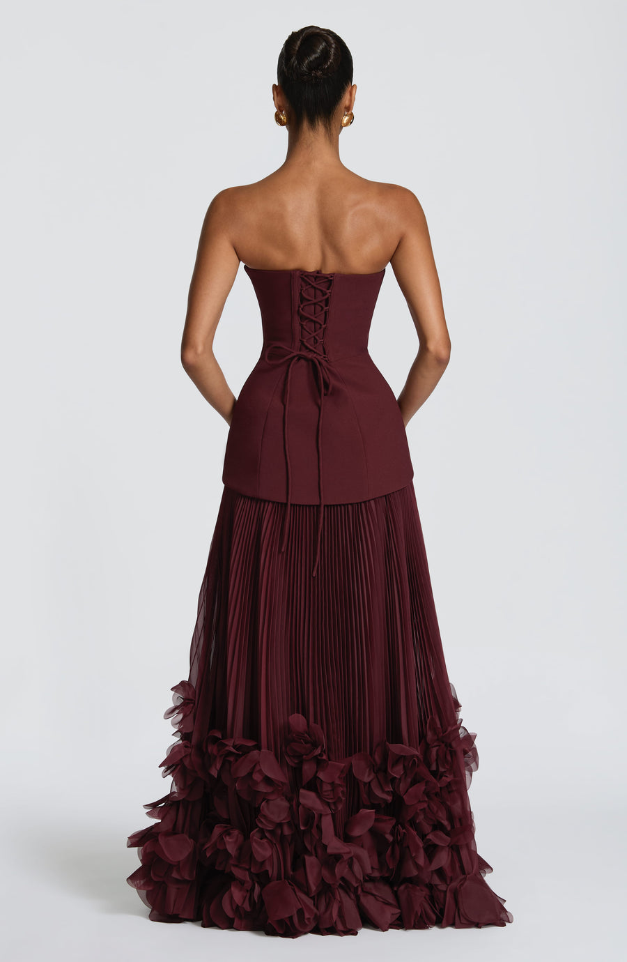 Dagny Gown – Cherry Lacquer