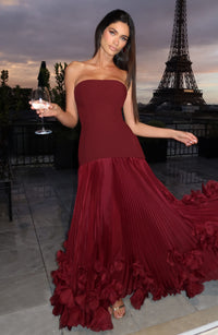 Dagny Gown – Cherry Lacquer