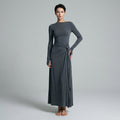 Seraphina Knotted Draped Maxi Dress