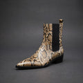 Seraphina Snakeskin Leather Bootie