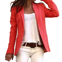 Seren Elegant Blazer in Red