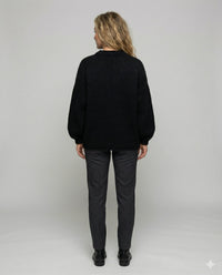 Seren Sweater with Oversized in Black